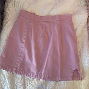 pink hello molly mini skirt